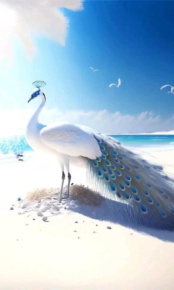 Hình nền con Công đẹp cho điện thoại