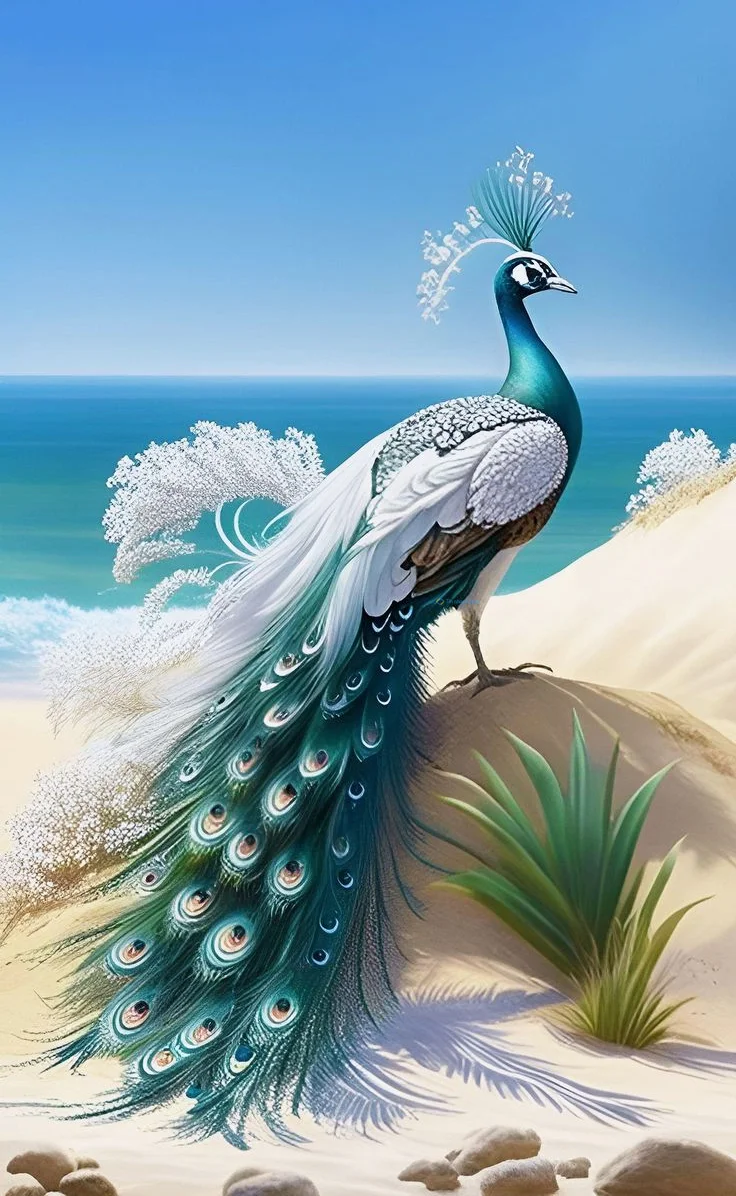 Hình nền con Công đẹp cho điện thoại