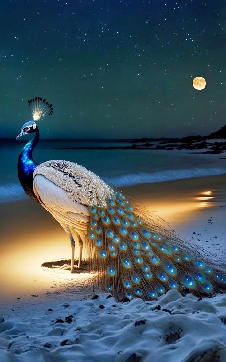 Hình nền con Công đẹp cho điện thoại