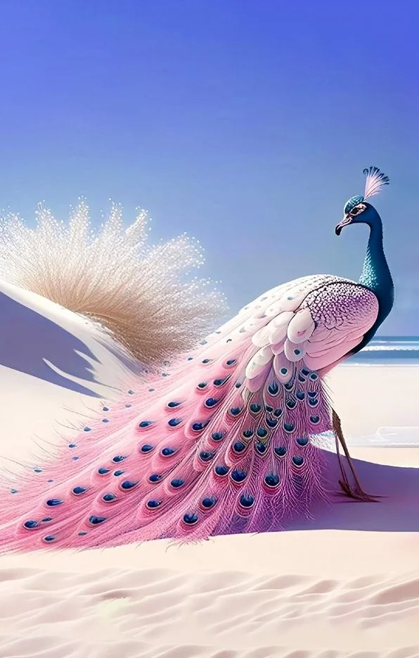 Hình nền con Công đẹp cho điện thoại