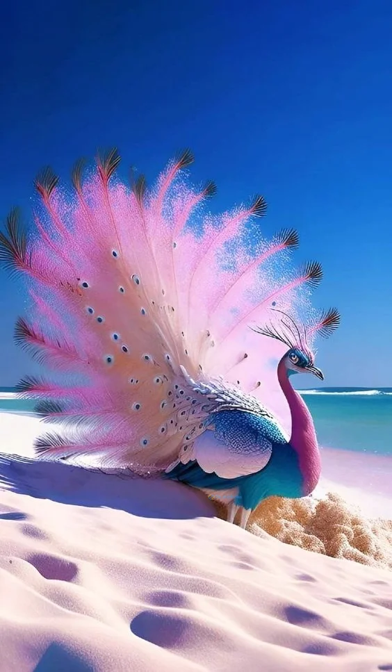 Hình nền con Công đẹp cho điện thoại