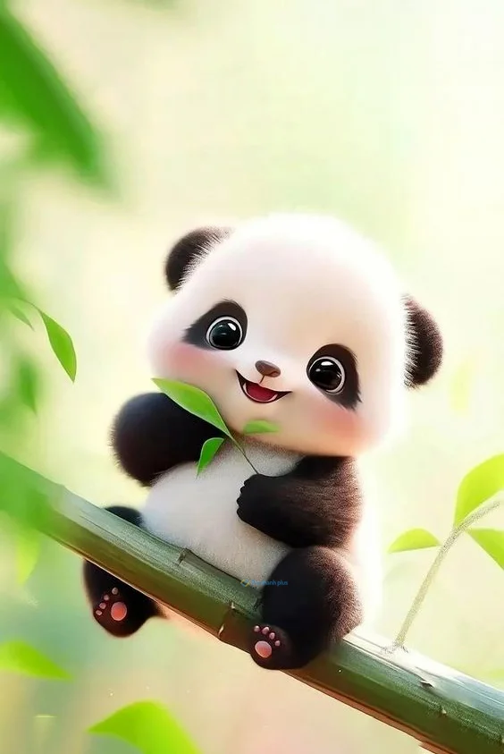 Hình nền Gấu Trúc cute cho điện thoại