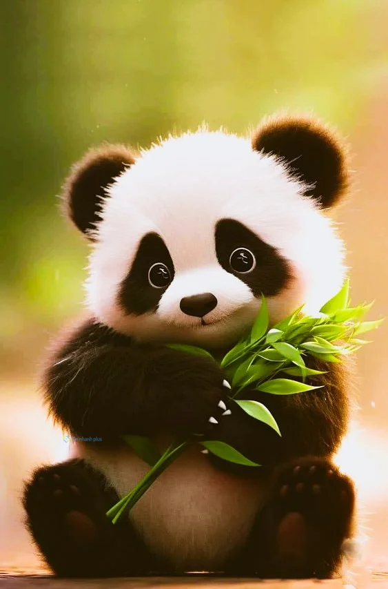 Hình nền Gấu Trúc cute cho điện thoại