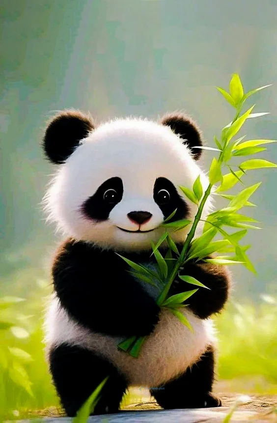 Hình nền Gấu Trúc cute cho điện thoại