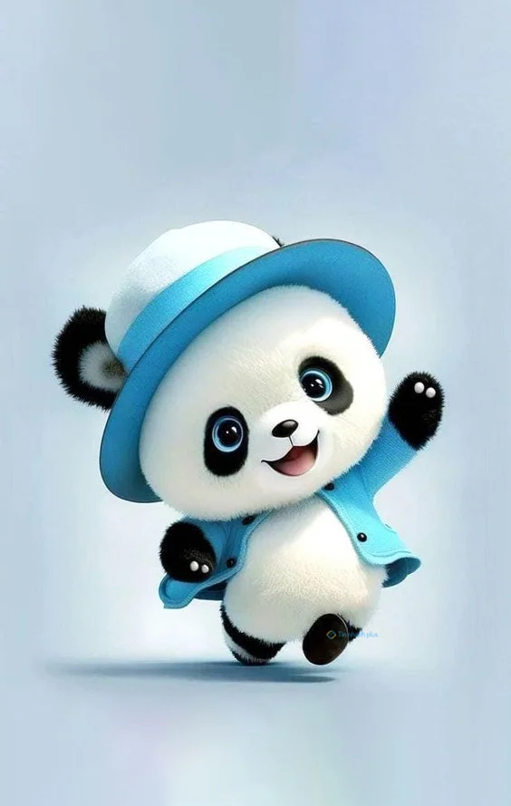 Hình nền Gấu Trúc cute cho điện thoại