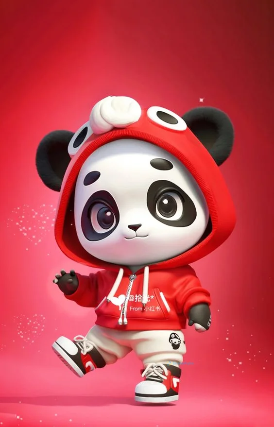 Hình nền Gấu Trúc cute cho điện thoại