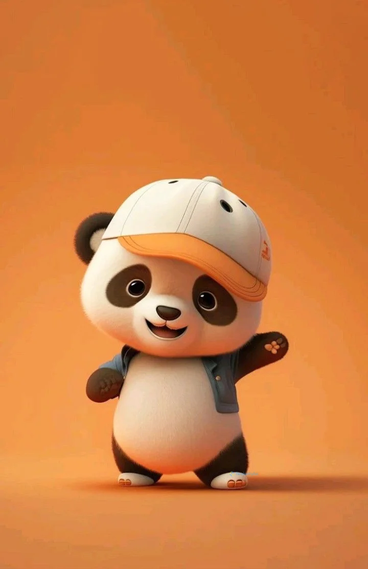 Hình nền Gấu Trúc cute cho điện thoại