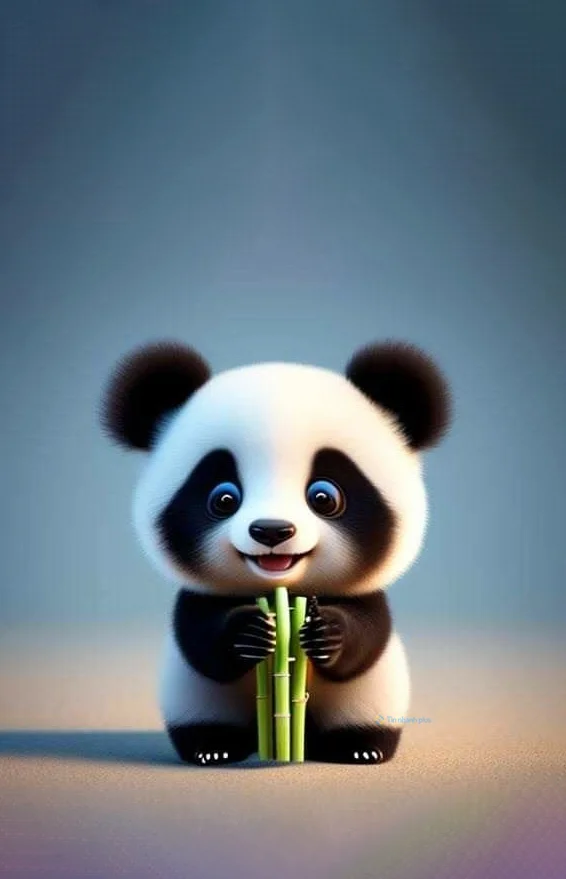 Hình nền Gấu Trúc cute cho điện thoại