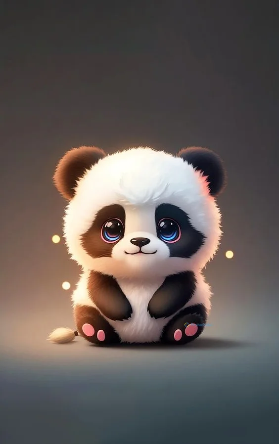 Hình nền Gấu Trúc cute cho điện thoại