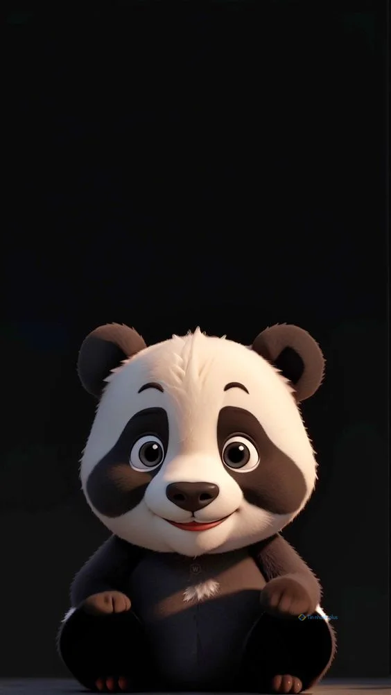 Hình nền Gấu Trúc cute cho điện thoại