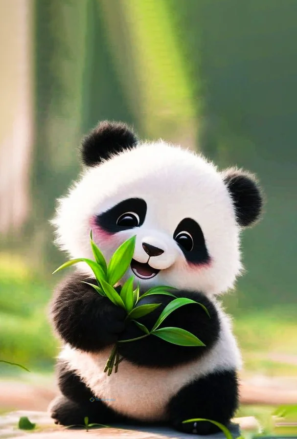 Hình nền Gấu Trúc cute cho điện thoại