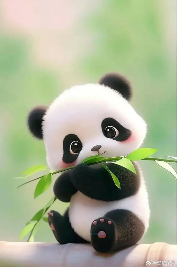 Hình nền Gấu Trúc cute cho điện thoại