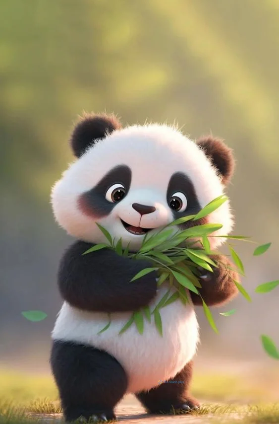 Hình nền Gấu Trúc cute cho điện thoại