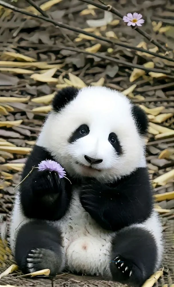 Hình nền Gấu Trúc cute cho điện thoại