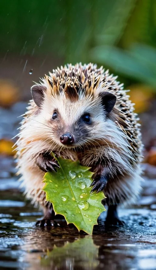 Hình nền con Nhím cute cho điện thoại