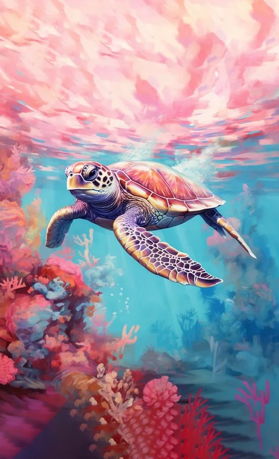 Hình nền con Rùa cho điện thoại