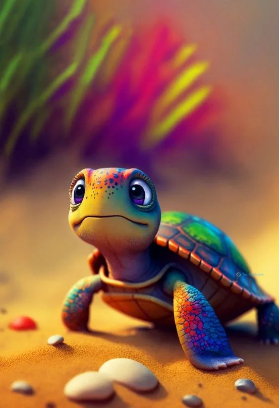 Hình nền con Rùa cute cho điện thoại