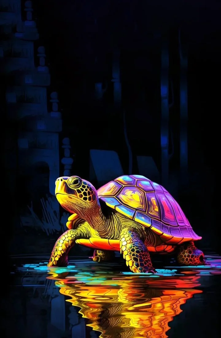 Hình nền con Rùa cute cho điện thoại