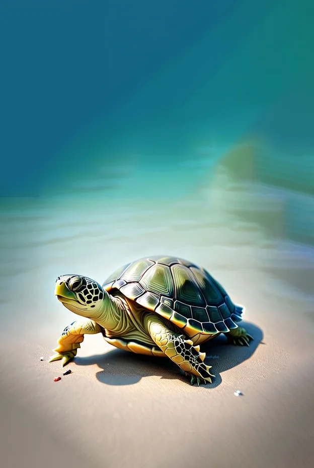 Hình nền con Rùa cute cho điện thoại