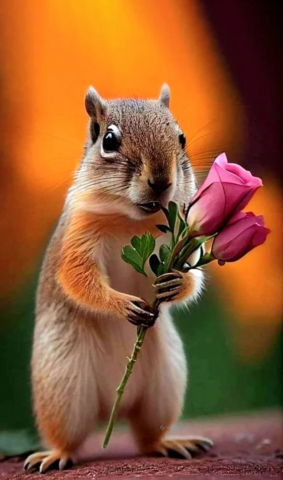 Hình nền con Sóc cute cho điện thoại