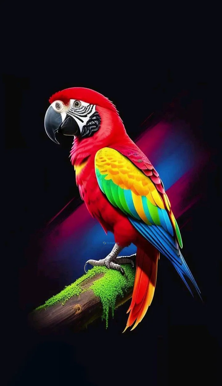 Hình nền con Vẹt cho điện thoại