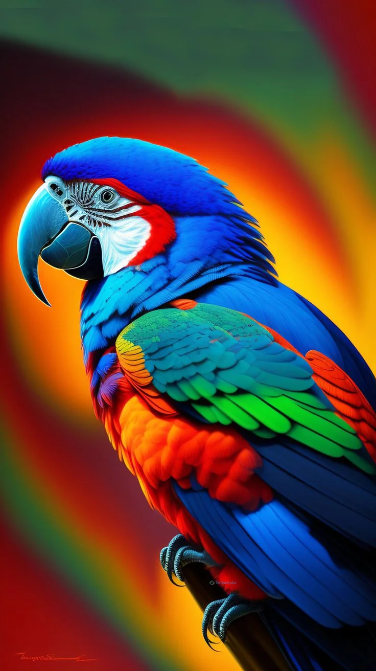 Hình nền con Vẹt cho điện thoại