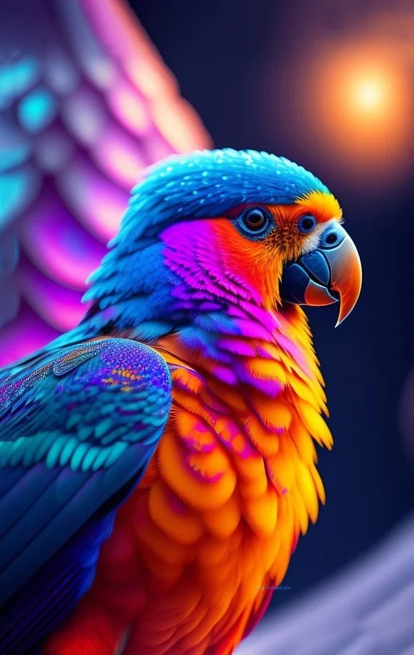 Hình nền con Vẹt cho điện thoại