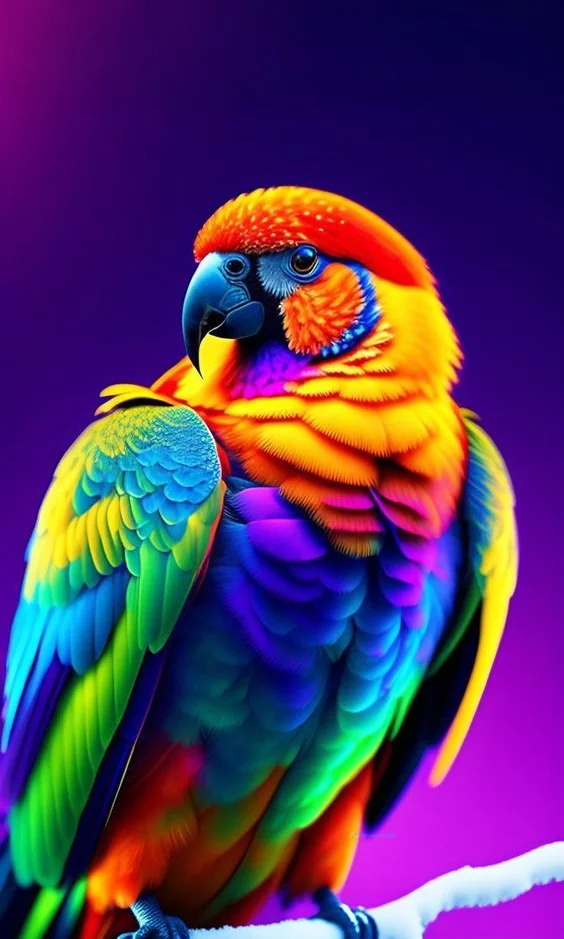 Hình nền con Vẹt cho điện thoại