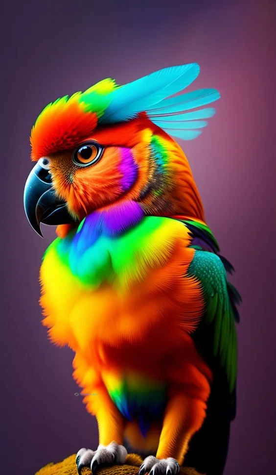 Hình nền con Vẹt cho điện thoại