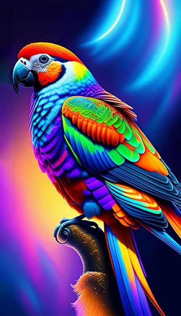 Hình nền con Vẹt cho điện thoại