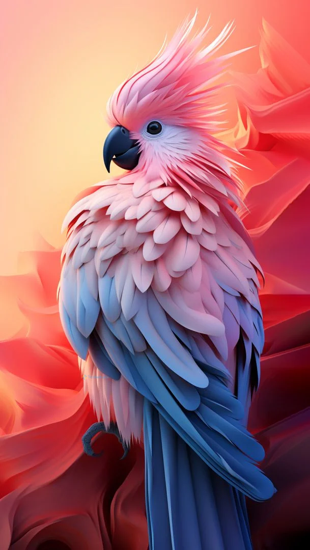 Hình nền con Vẹt cho điện thoại