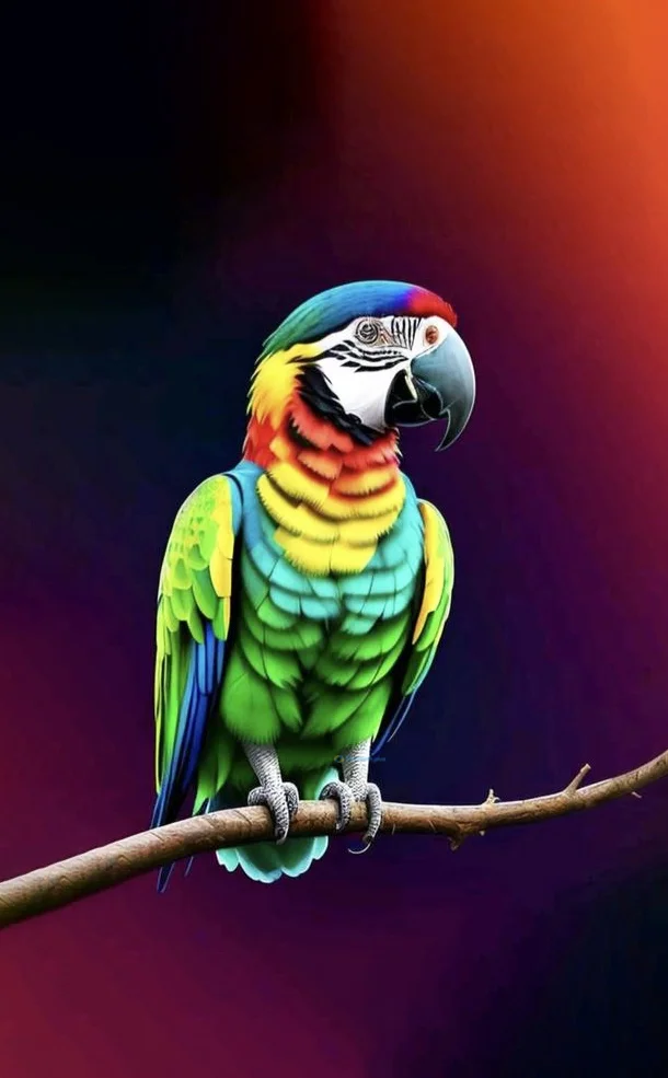 Hình nền con Vẹt cho điện thoại