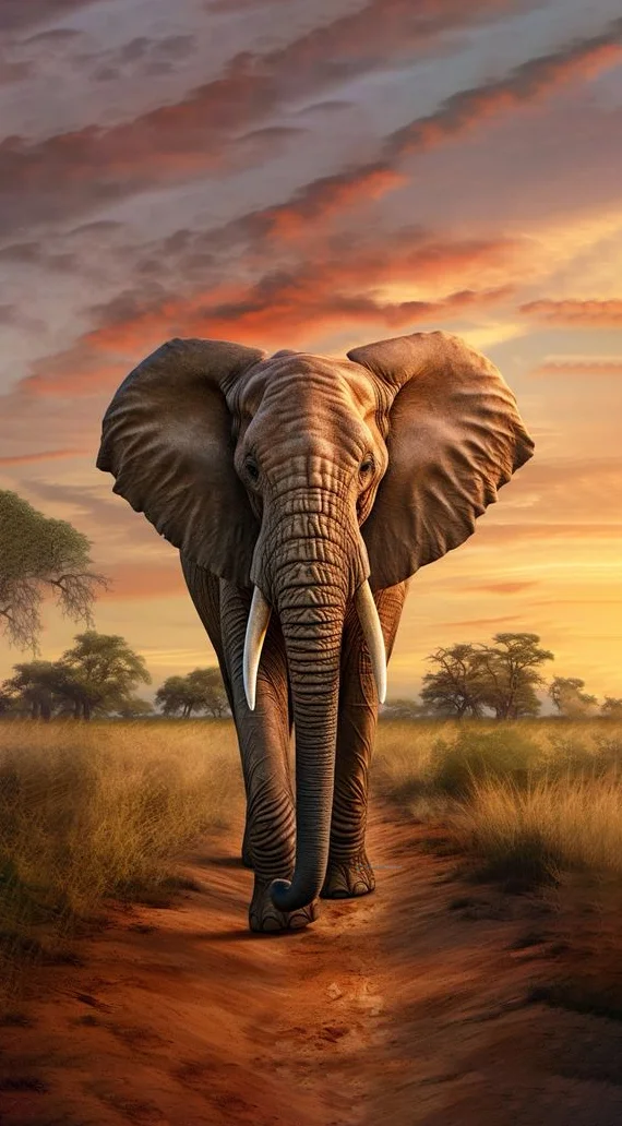 Hình nền con voi cho điện thoại