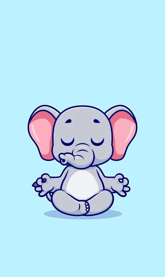 Hình nền con voi cute cho điện thoại