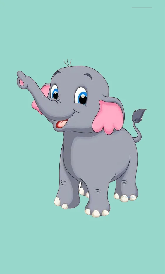 Hình nền con voi cute cho điện thoại