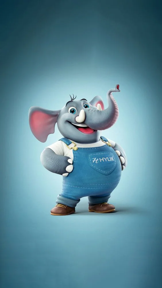 Hình nền con voi cute cho điện thoại