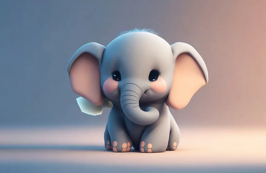 300+ Hình nền con Voi cute cho điện thoại