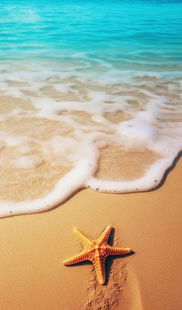Hình nền Sao Biển cho điện thoại