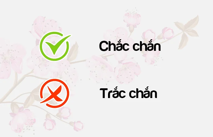 Chắc chắn hay Trắc chắn đầu là từ viết đúng?
