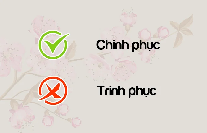 Chinh phục hay Trinh phục