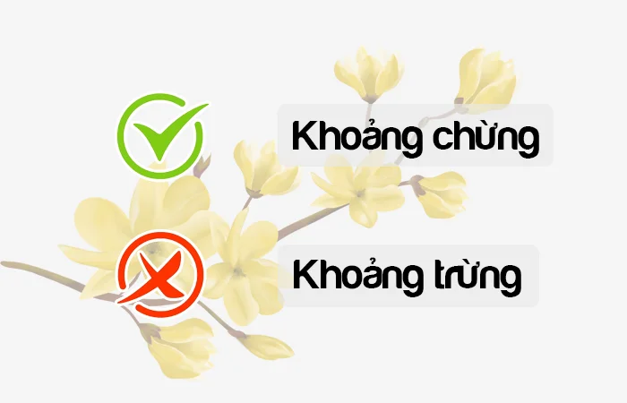 Khoảng chừng hay Khoảng trừng từ nào viết đúng?