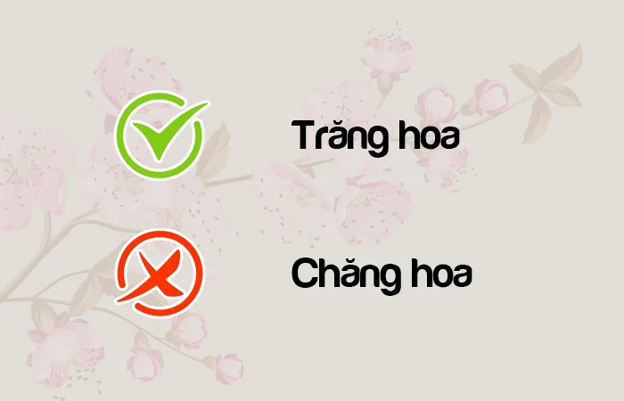 Trăng hoa hay Chăng hoa