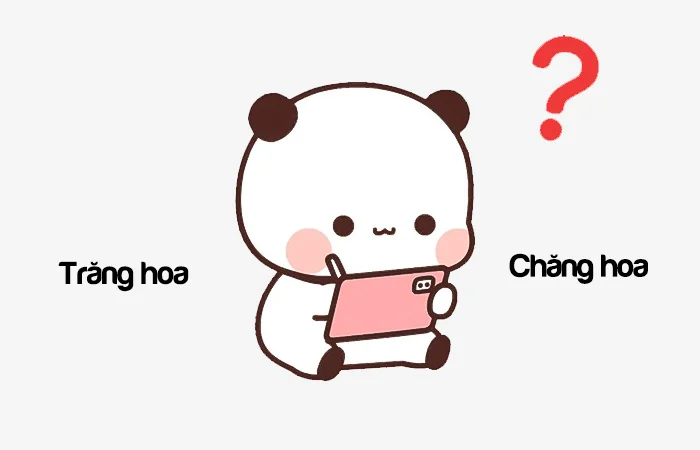 Trăng hoa hay Chăng hoa đâu là từ viết đúng?