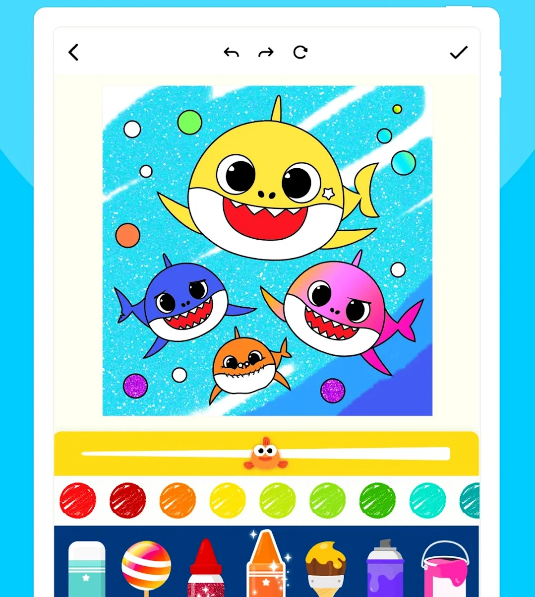 Baby Shark Coloring Game