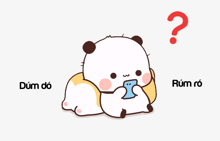 Dúm dó hay Rúm ró từ nào đúng chính tả?