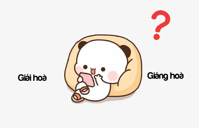 Giải hoà hay Giảng hoà từ nào đúng chính tả?