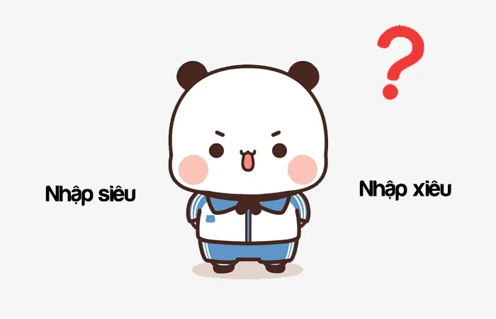 Nhập siêu hay Nhập xiêu từ nào viết đúng?