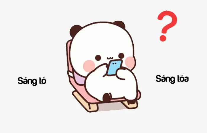 Sáng tỏa hay Sáng tỏ từ nào đúng?