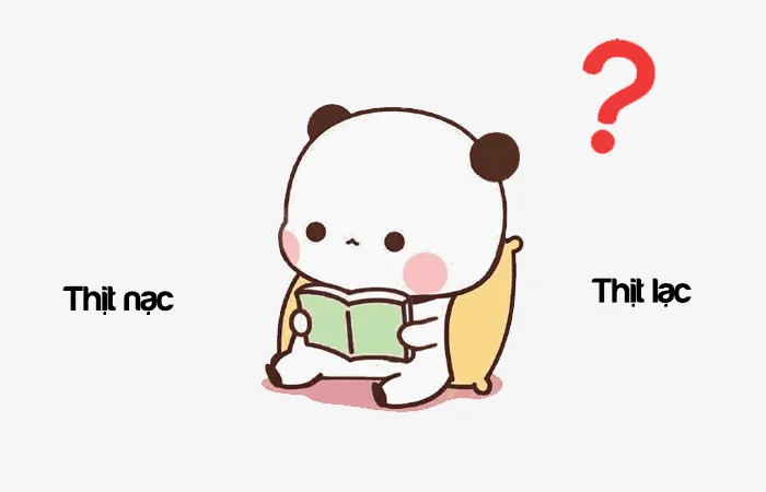 Thịt nạc hay Thịt lạc đâu là từ viết đúng chính tả?