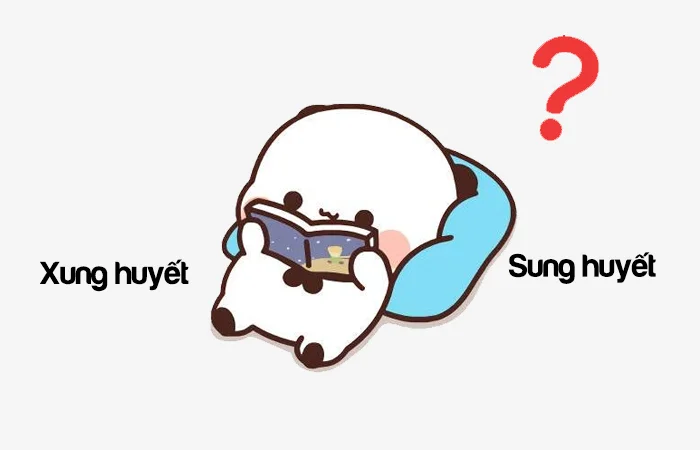 Xung huyết hay Sung huyết từ nào viết đúng?